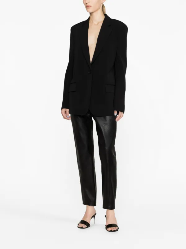 Stella McCartney シングルジャケット | ブラック | FARFETCH JP Stella McCartney シングルジャケット | ブラック | FARFETCH JP