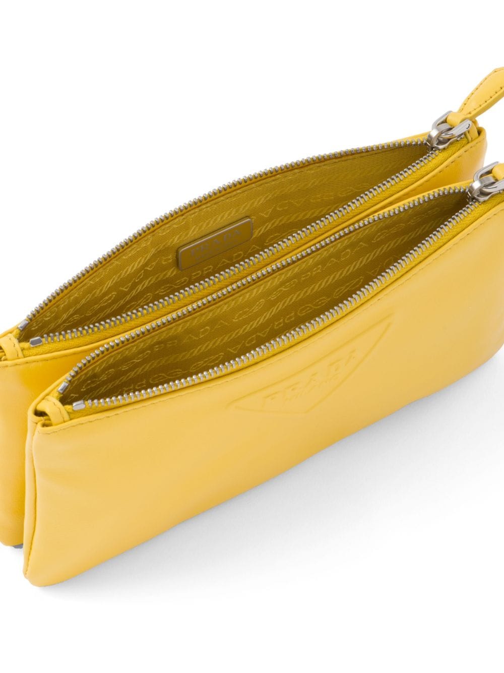 Prada Medium Padded Nylon Clutch - Farfetch