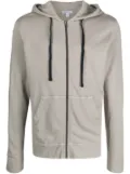 James Perse Supima-cotton zip-up hoodie - Grey
