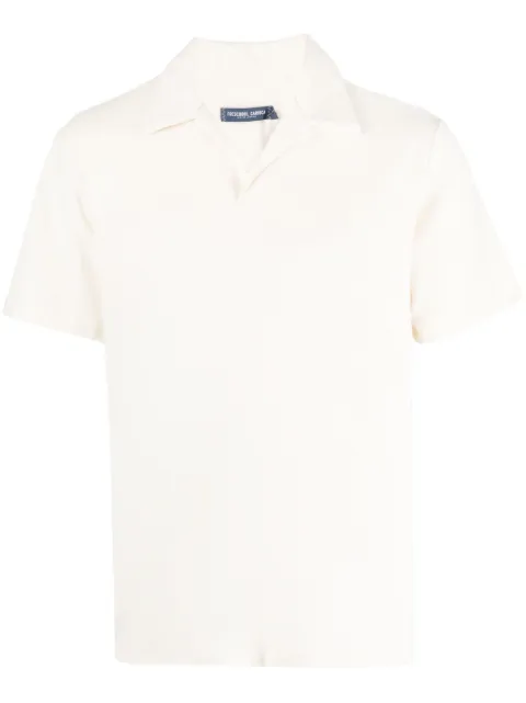 Frescobol Carioca terry-cloth short-sleeve polo shirt