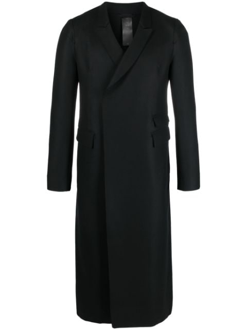 SAPIO notched-lapels wool coat