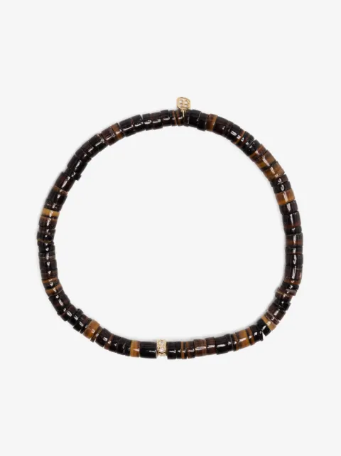 Sydney Evan 14kt yellow gold diamond beaded bracelet