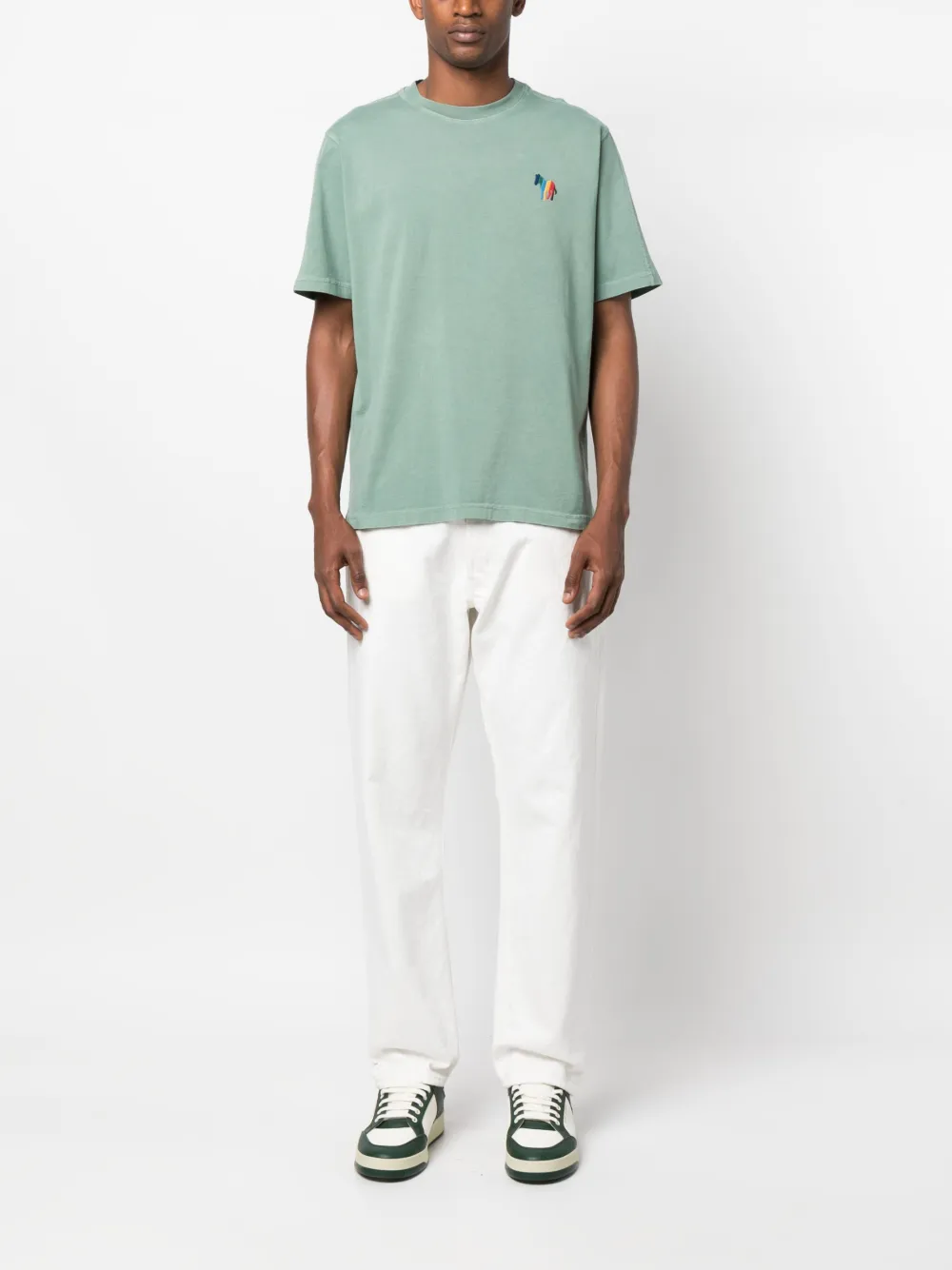 Paul Smith T-shirt met geborduurd logo - Groen