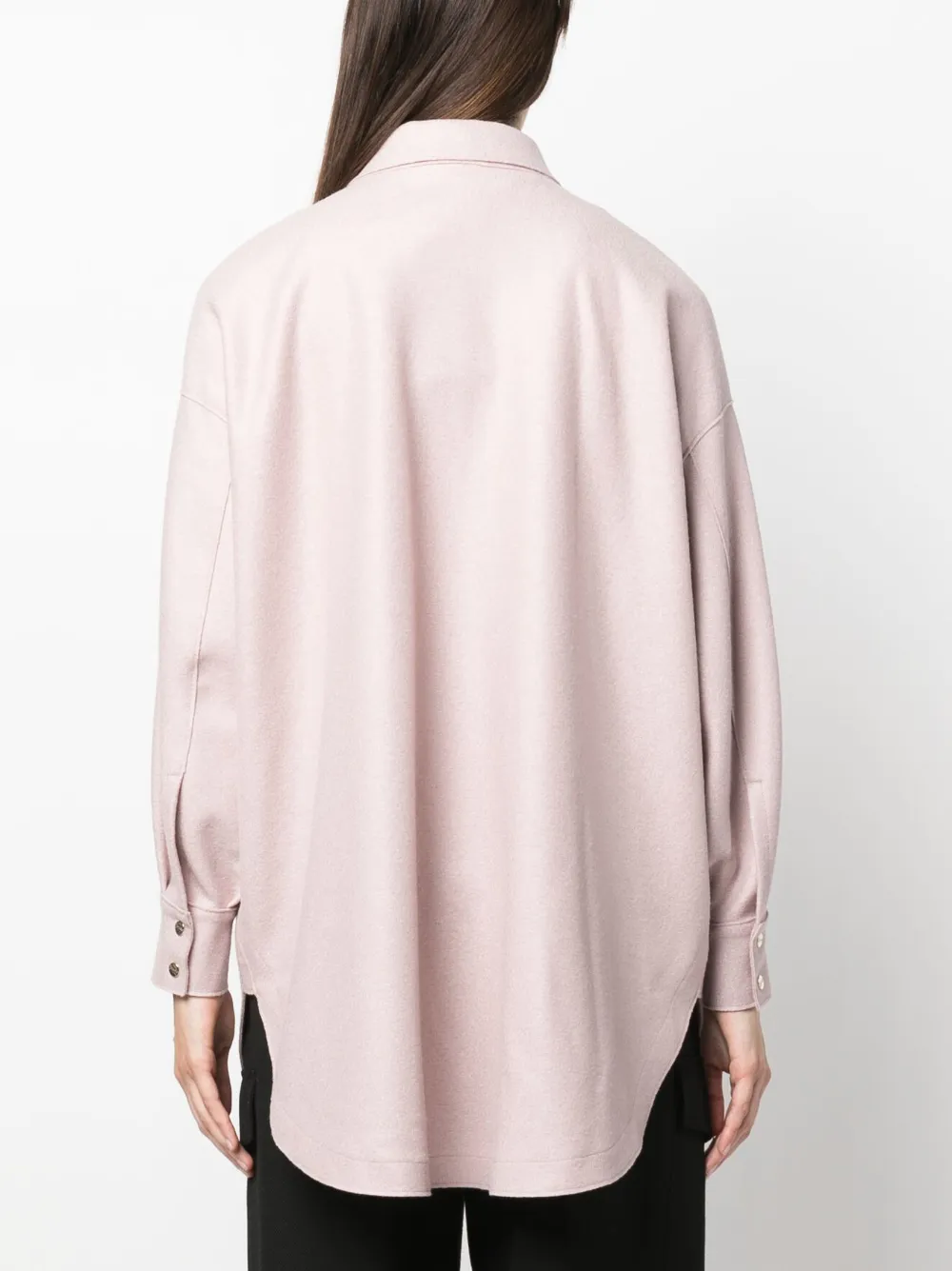 Felted-Finish Virgin Wool Shirt