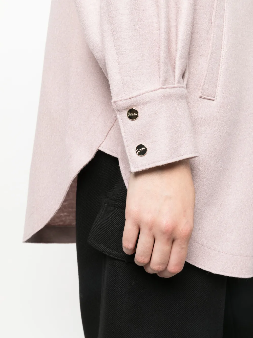 Felted-Finish Virgin Wool Shirt