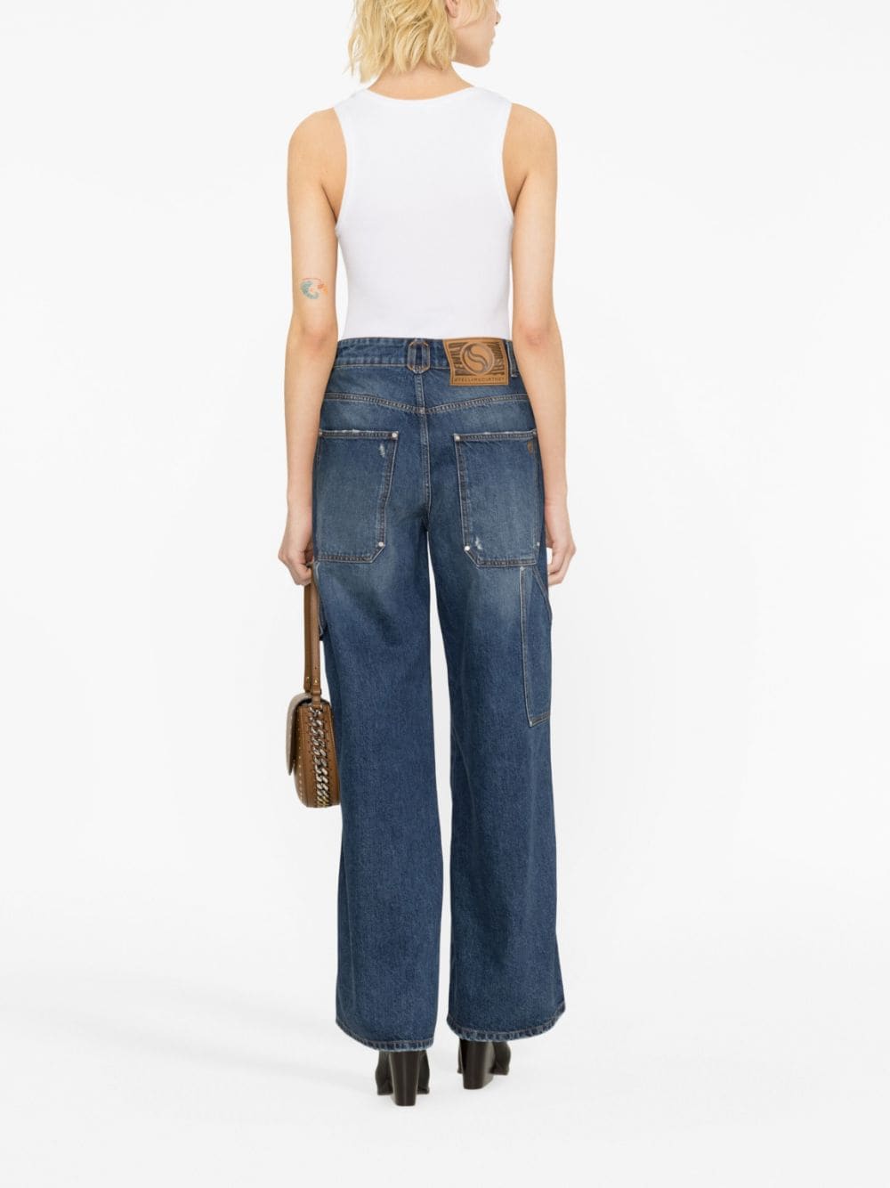 Shop Stella Mccartney Wide-leg Jeans In Blau