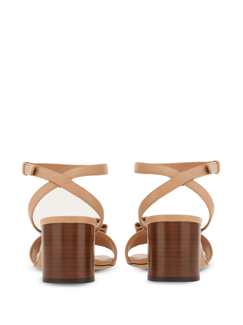 Ferragamo Sandalen met strikdetail Beige