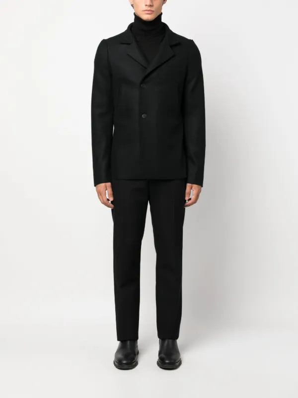 ジャケット SAPIO Double breast blazer jacket SAPIO double-breasted cotton-wool Blazer | Black | FARFETCH BH