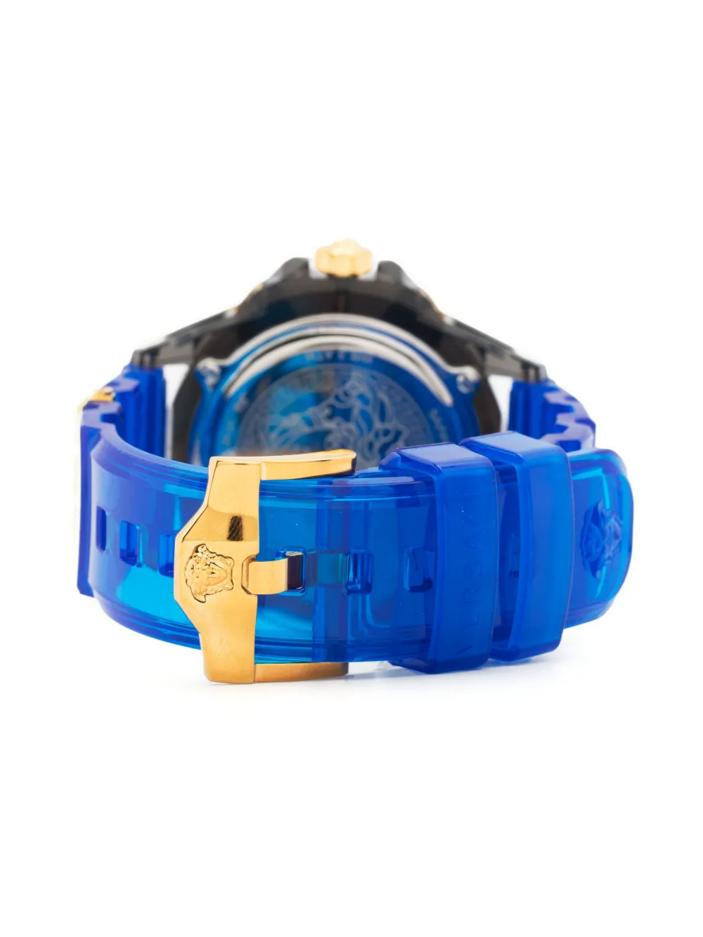 Shop Versace Icon Active 42mm In Blue