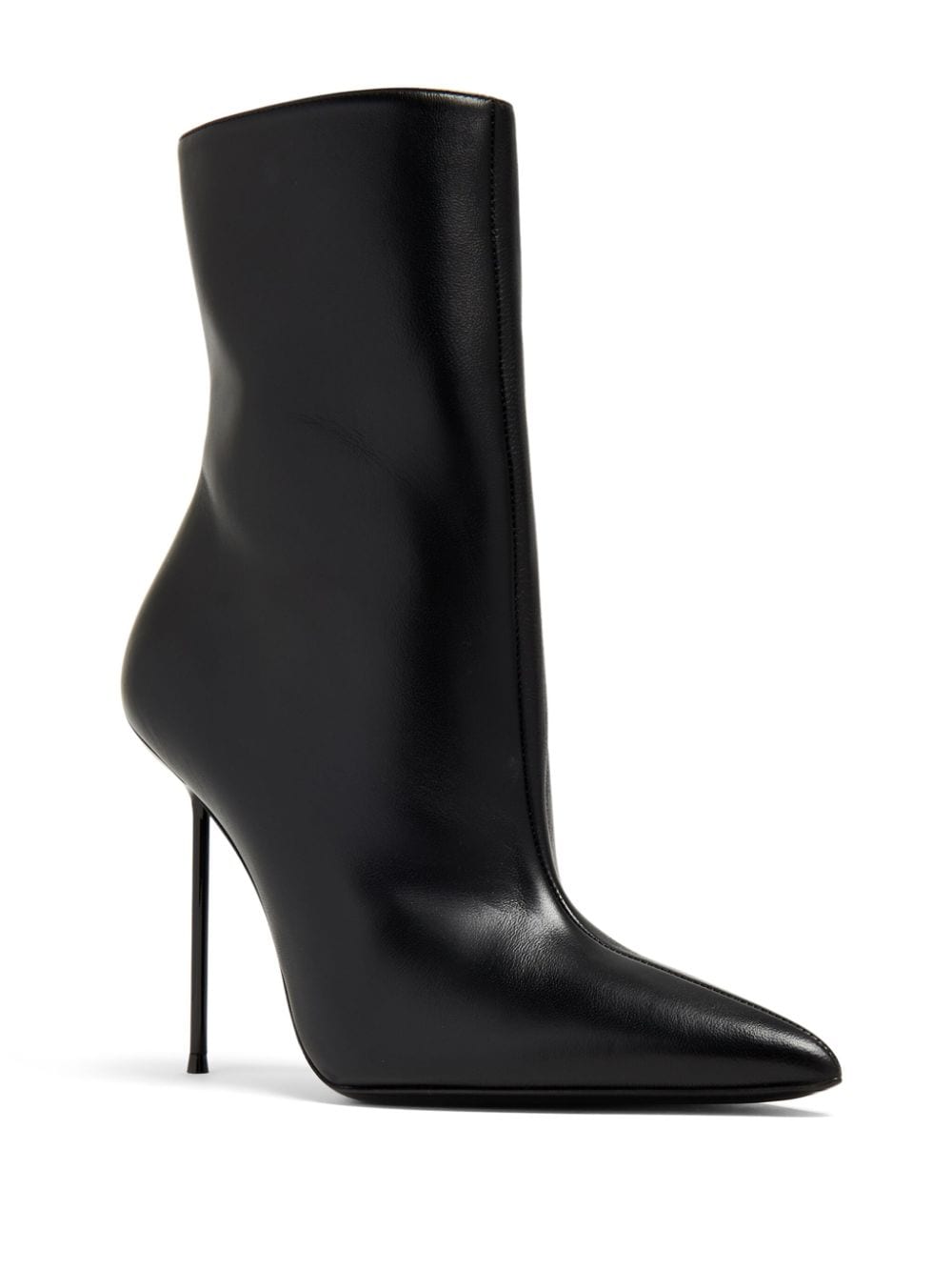 Shop Paris Texas 110mm Leather Stiletto Boots In Black