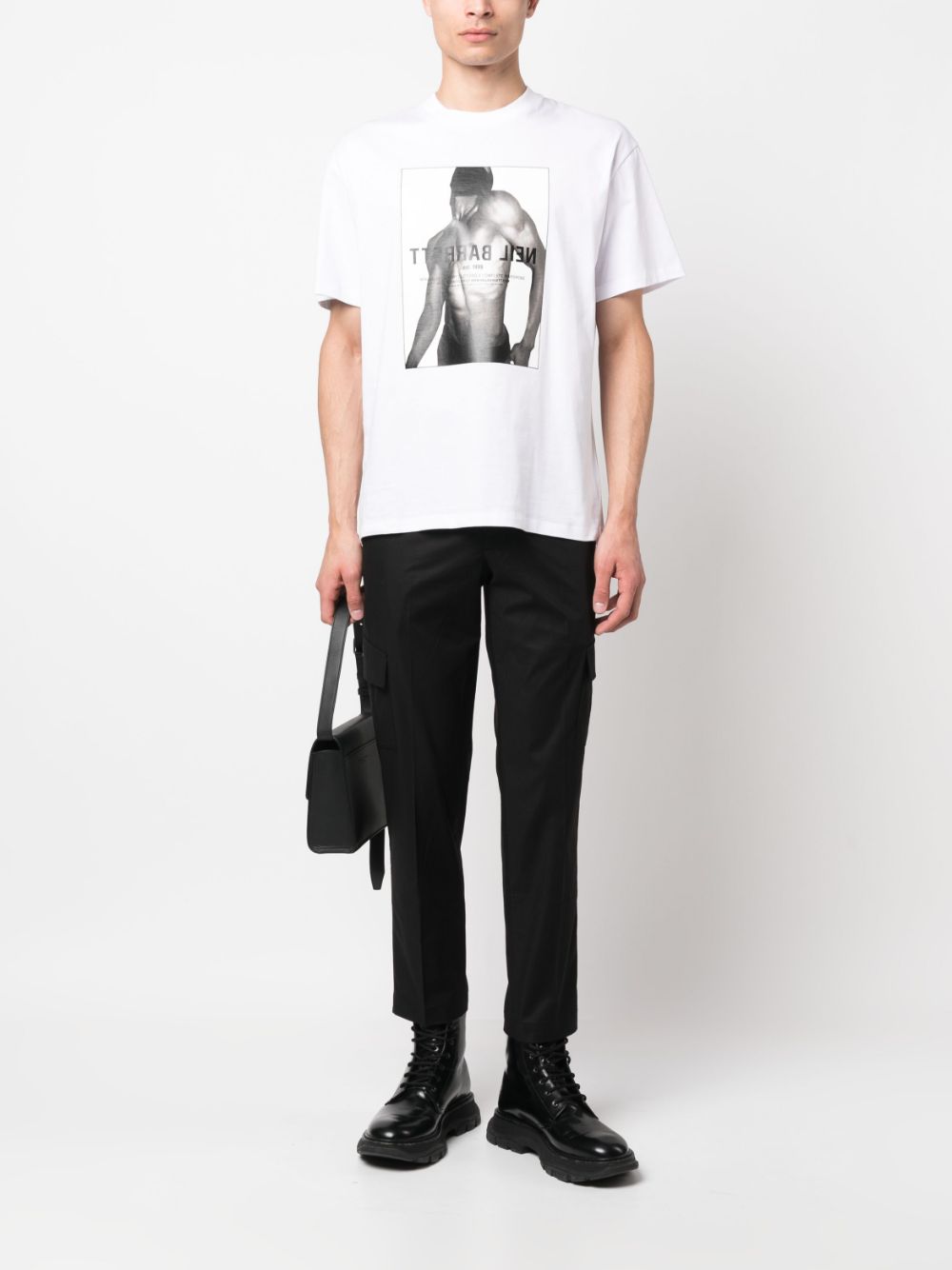 Neil Barrett T-shirt met print - Wit