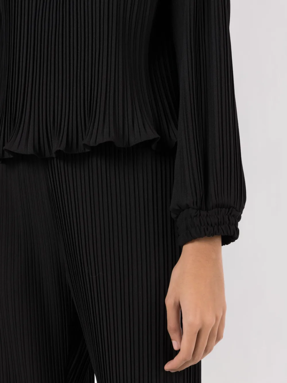 Nollie Pleated Blouse - Cream