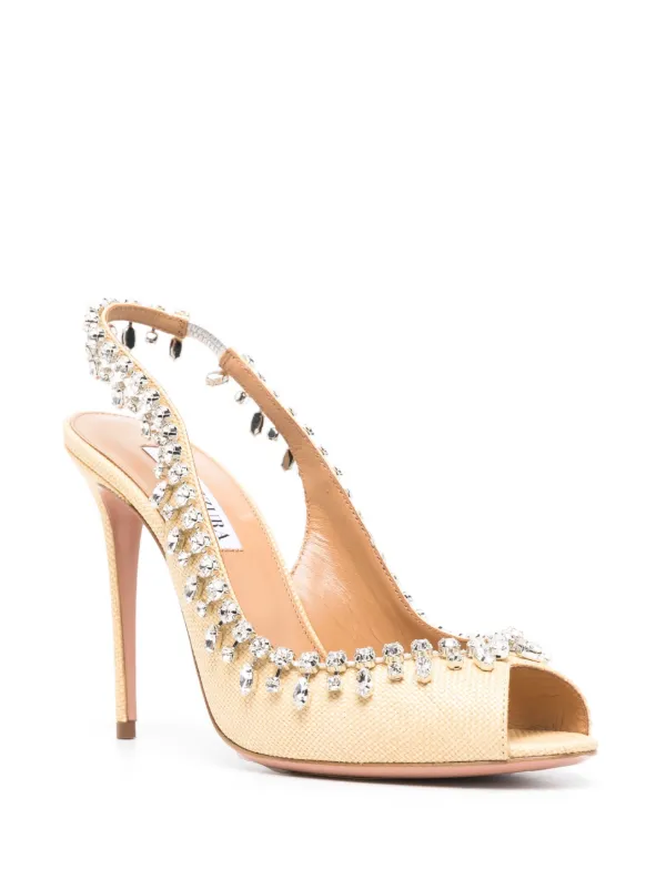 Aquazzura best sale embellished sandals