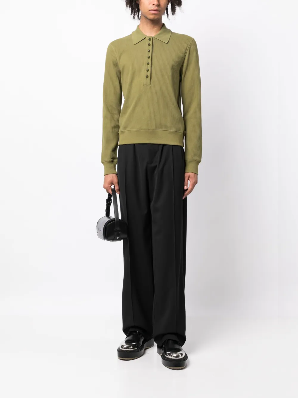 Namacheko Samira ribbed-knit Polo Shirt - Farfetch