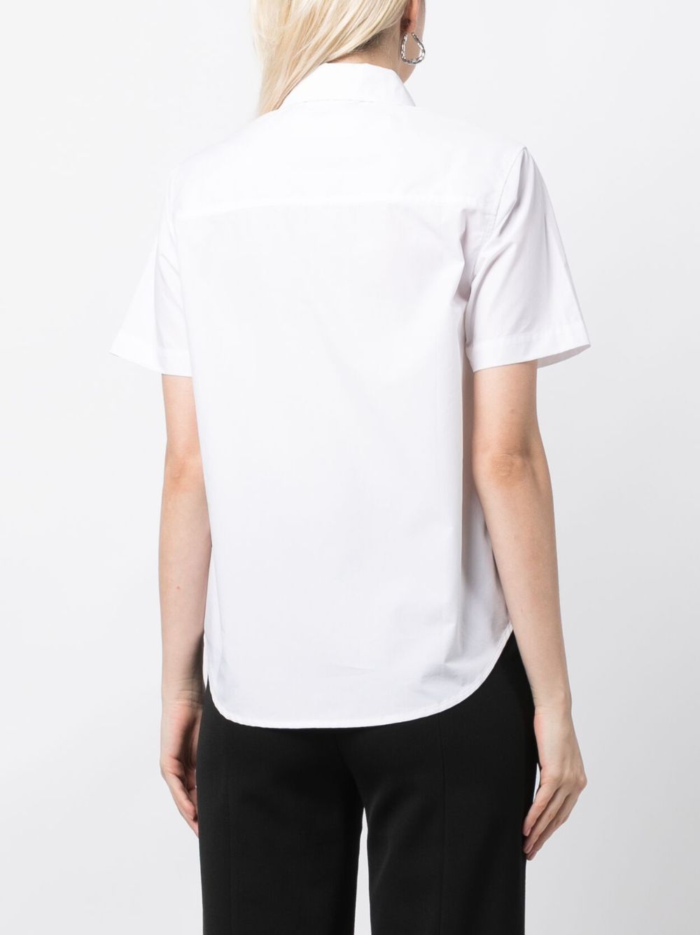 Shop Chocoolate Logo-print Short-sleeve Shirt In White