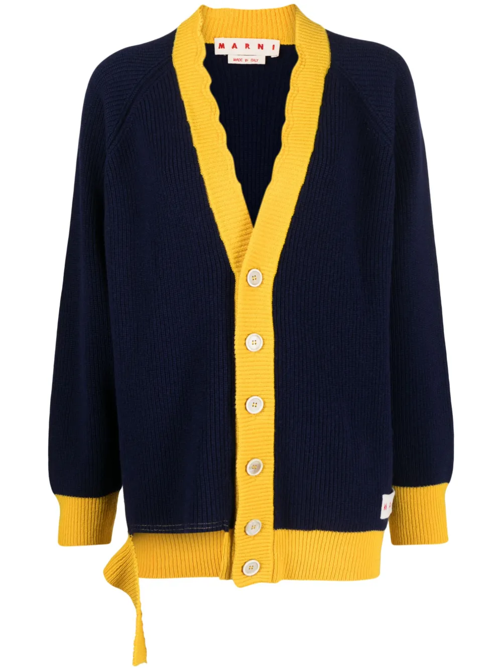 Blue and 2025 gold cardigan