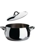 Alessi low stainless steel casserole pot (24cm) - Silver