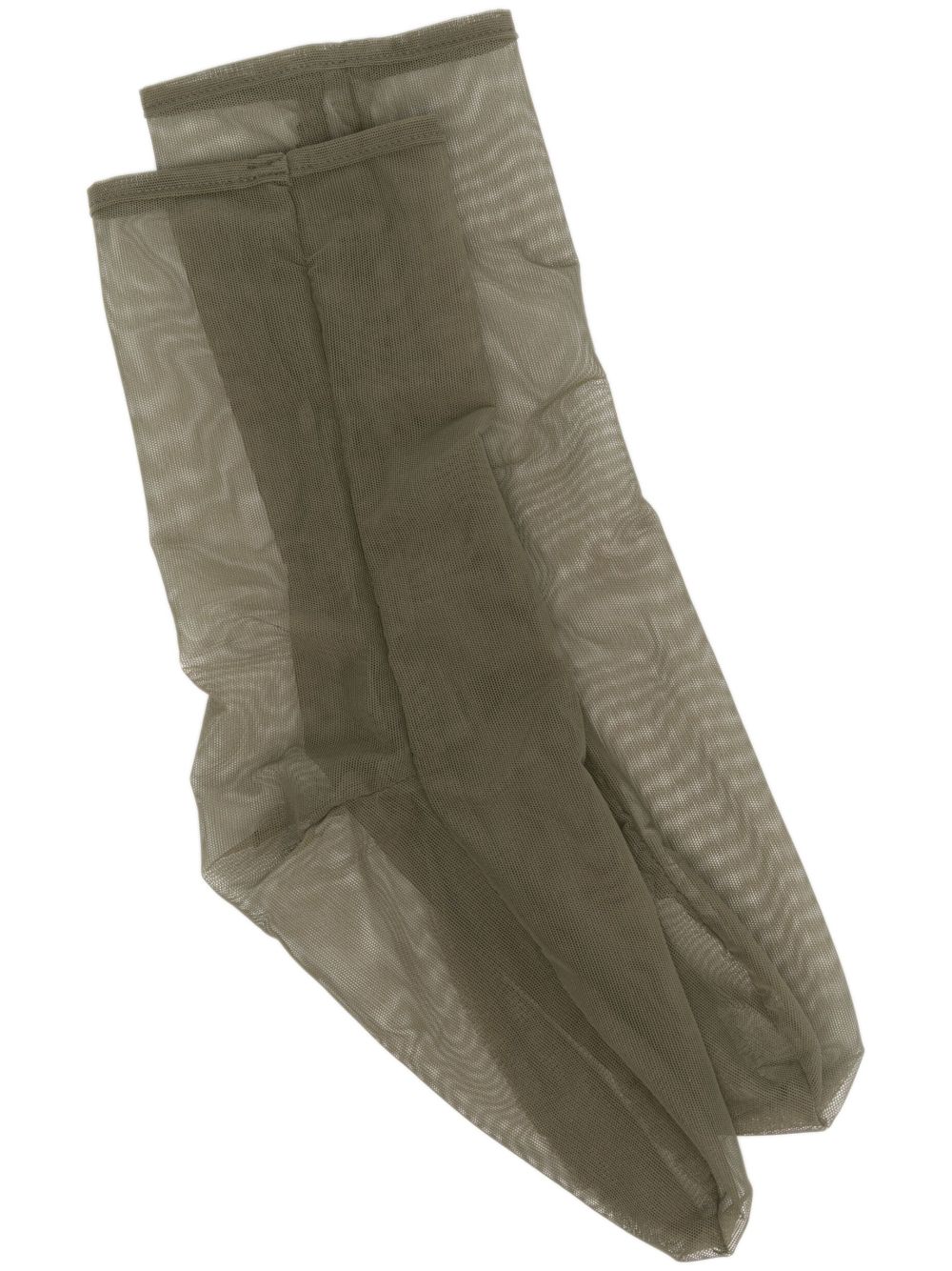 simone wild chaussettes à design semi-transparent - vert