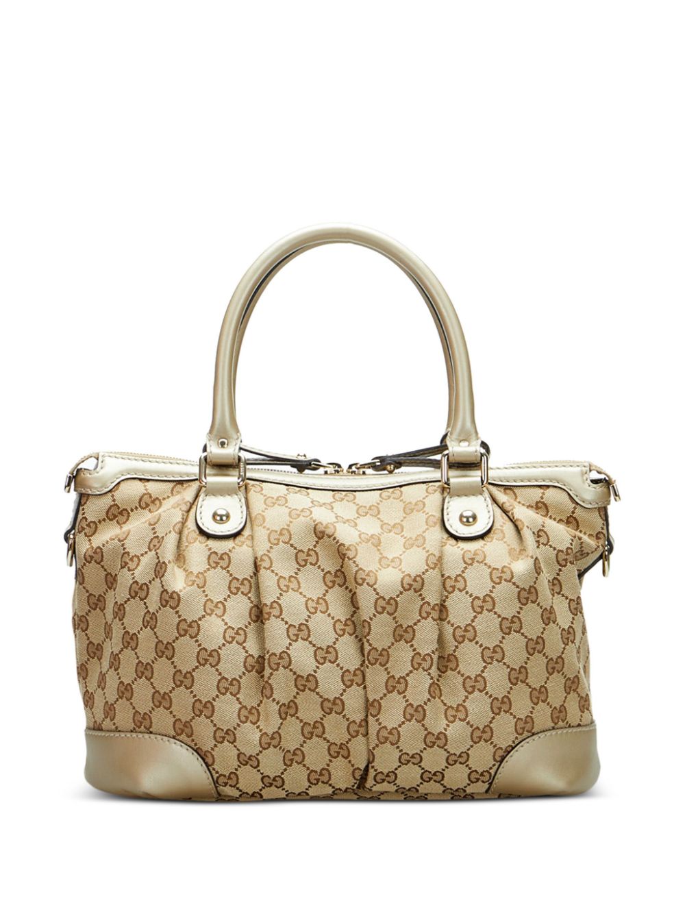 Gucci Pre-Owned Sukey GG canvas handbag - Bruin