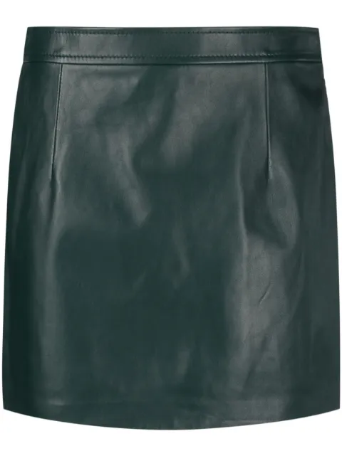 Marni high-waist mini leather skirt