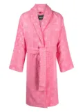 Versace Barocco-print terry-cloth robe - Pink