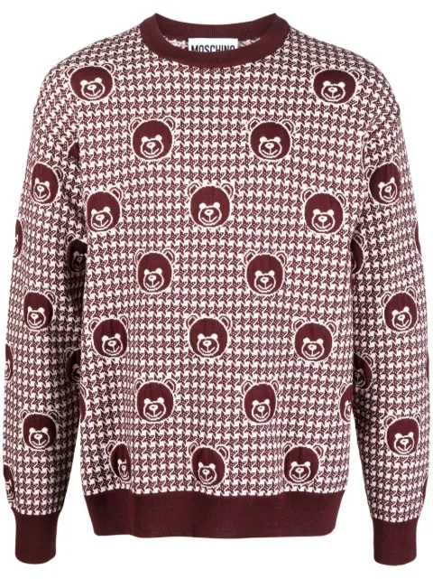 Moschino suéter con motivo Teddy Bear