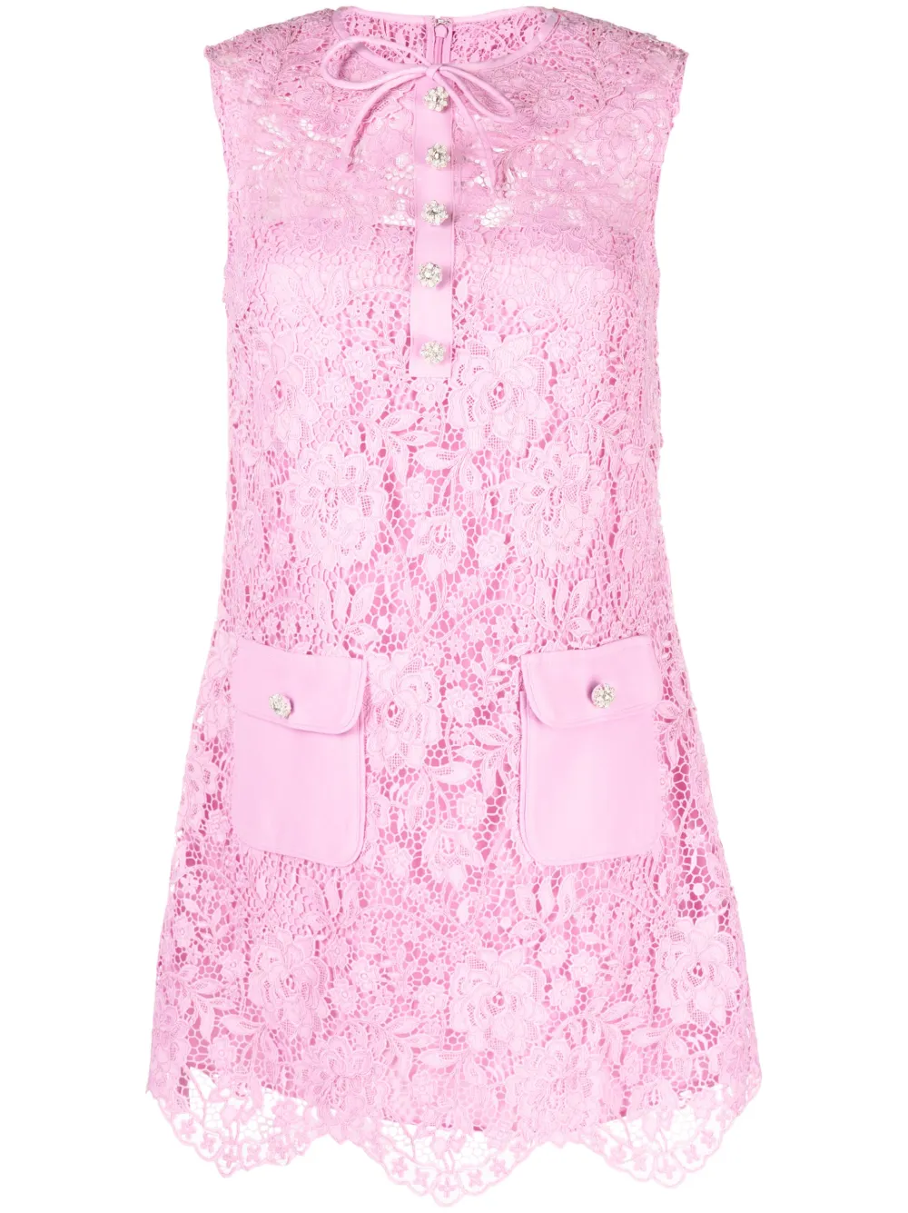 Crystal Sleeveless Feather-trimmed Mini Dress