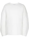 Natasha Zinko Monster padded-design sweatshirt - White