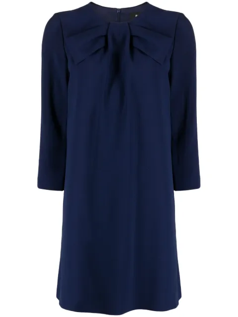 Paule Ka bow-detail mini dress
