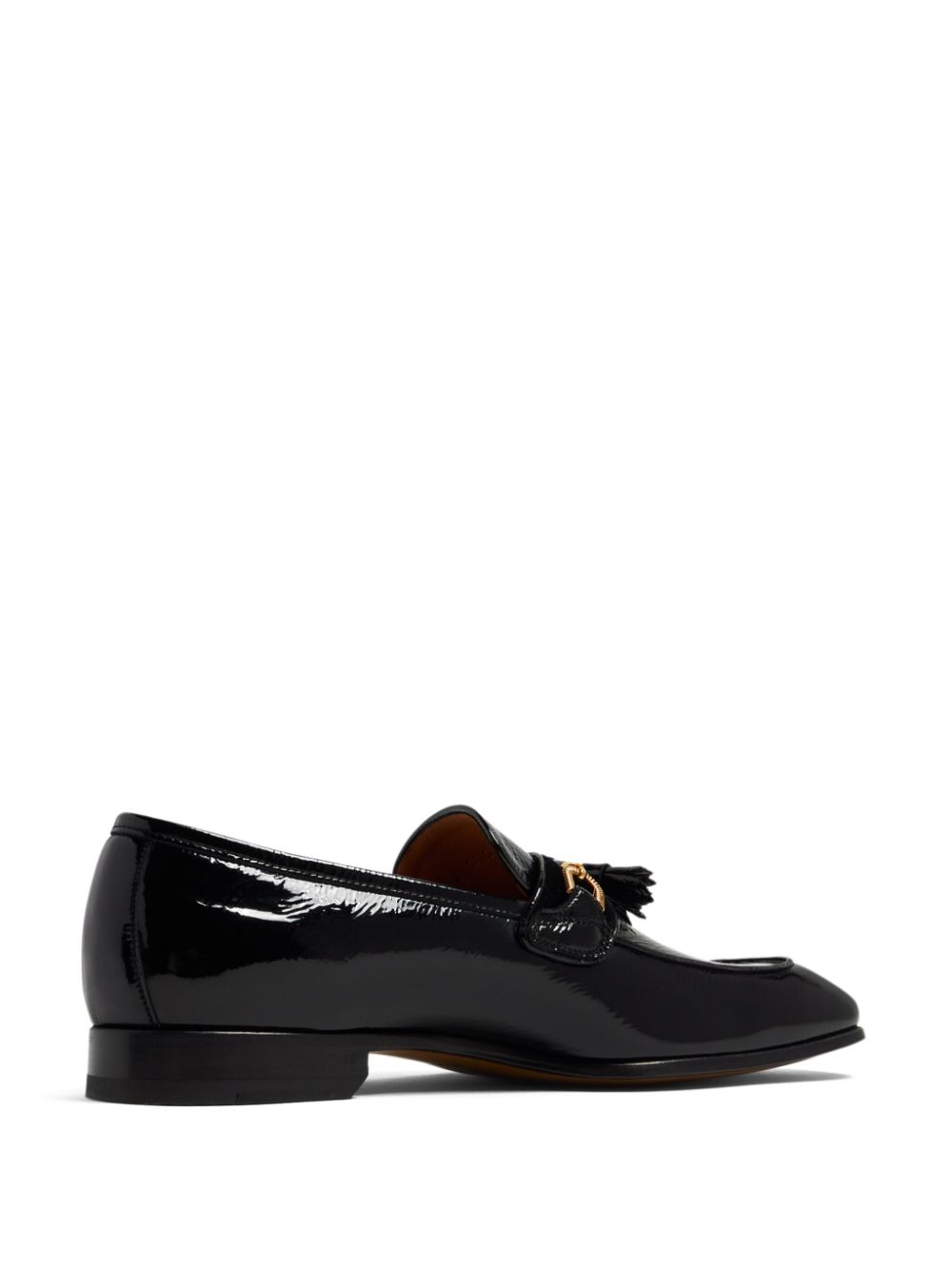 TOM FORD horsebit patent-leather loafers Black