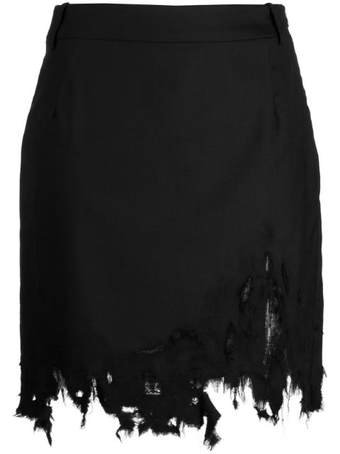 Natasha Zinko distressed office skirt