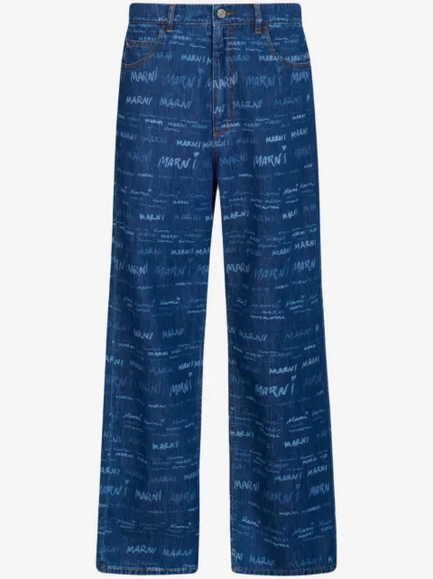 Marni Mega Marni straight-leg trousers