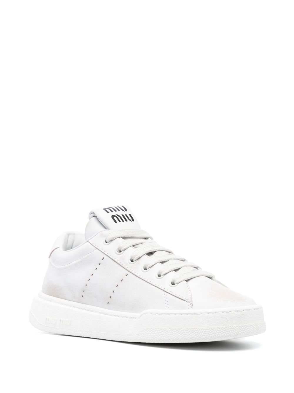 Miu Miu Leren sneakers - Wit