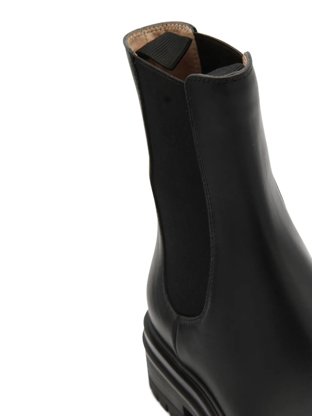 Gianvito Rossi leather Chelsea boots Black