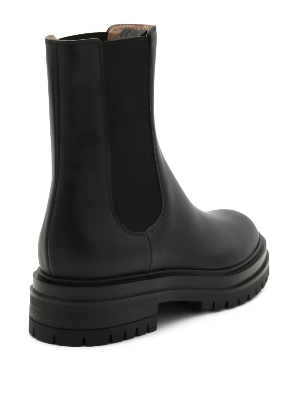 Gianvito Rossi leather Chelsea boots Black