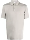 James Perse short-sleeve Supima-cotton polo shirt - Grey