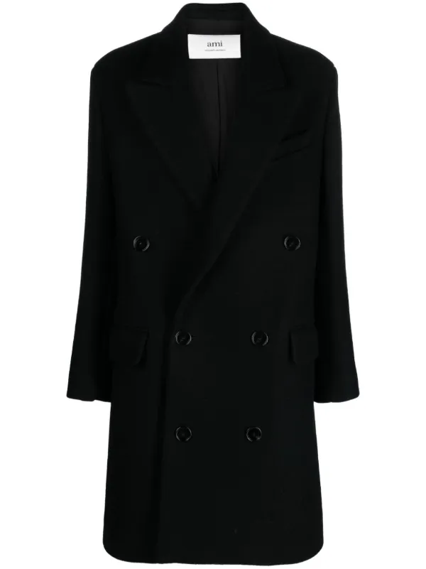 Ami wool coat hot sale