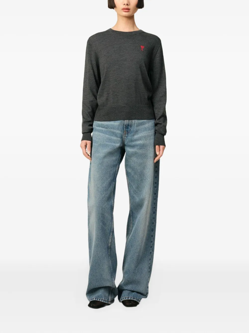AMI Paris Ami de Coeur sweater | Knitted Sweaters | Image 2