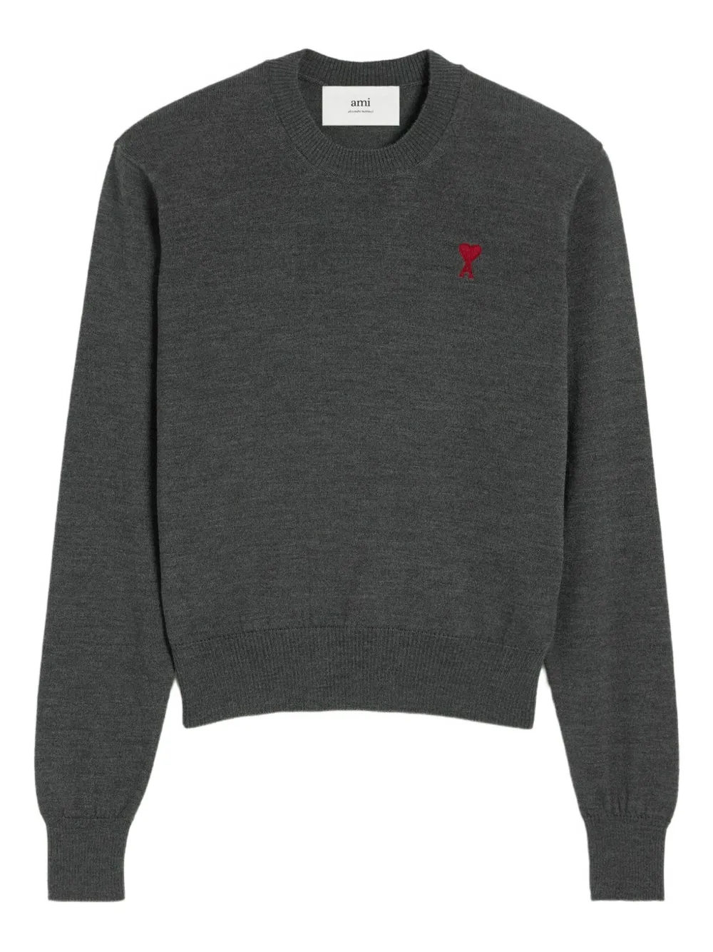 AMI Paris Ami de Coeur sweater | Grey | Image 1