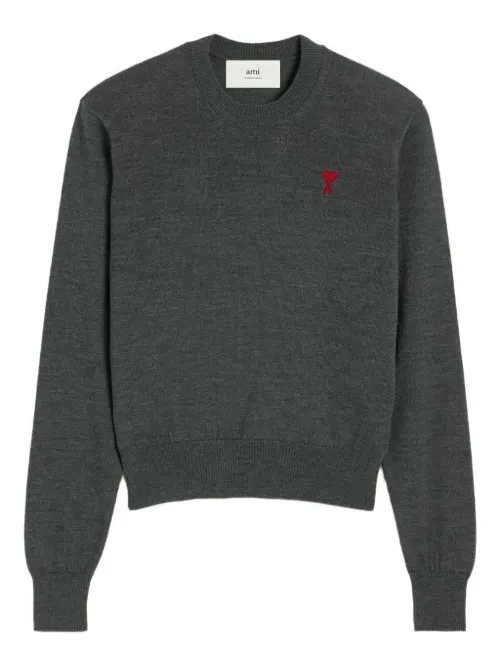 AMI Paris pull Ami de Coeur - Gris - AMI Paris - Modalova