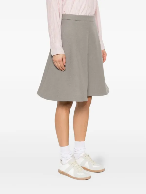 AMI Paris ニットスカート | グリーン | FARFETCH JP