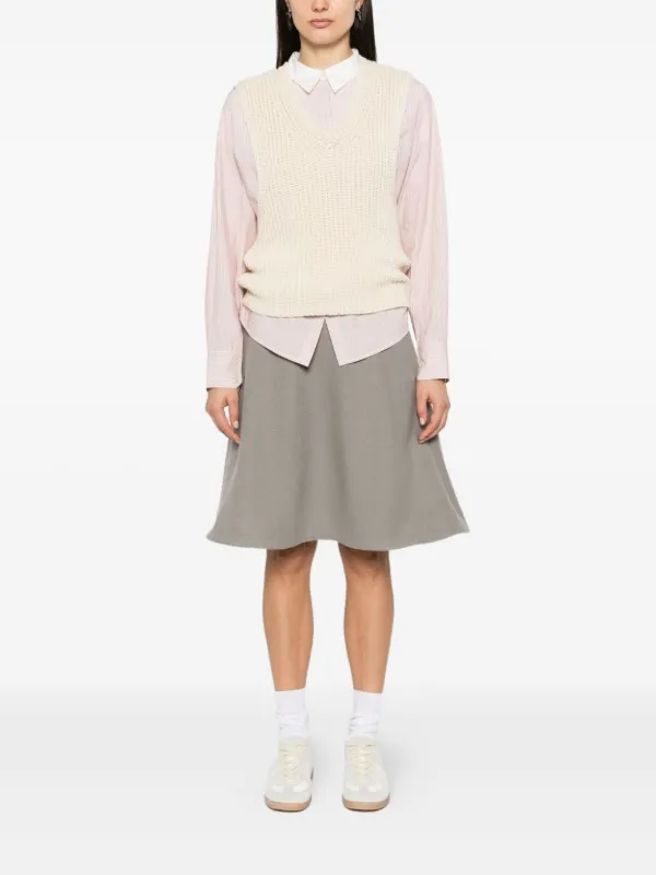 AMI Paris ニットスカート | グリーン | FARFETCH JP