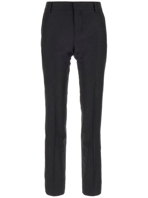 Ami Paris Tailored Wool Trousers in Grey