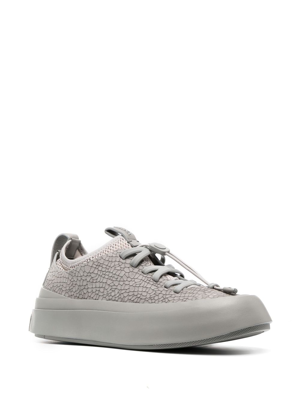 Zegna Triple Stitch suède sneakers - Grijs