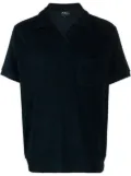 A.P.C. Agustino terry-fleece polo shirt - Blue
