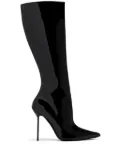 Paris Texas 110mm knee-high stiletto boots - Black