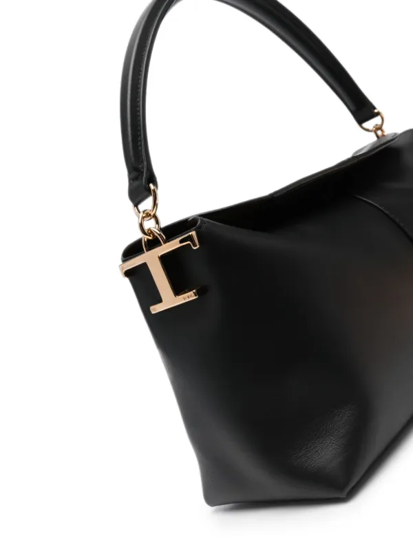 【ミニマルエレガント】TOD'S T Case ショルダーバッグ Tod's T Case ショルダーバッグ | ブラック | FARFETCH JP