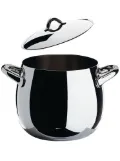 Alessi matching-lid stainless-steel pot - Silver