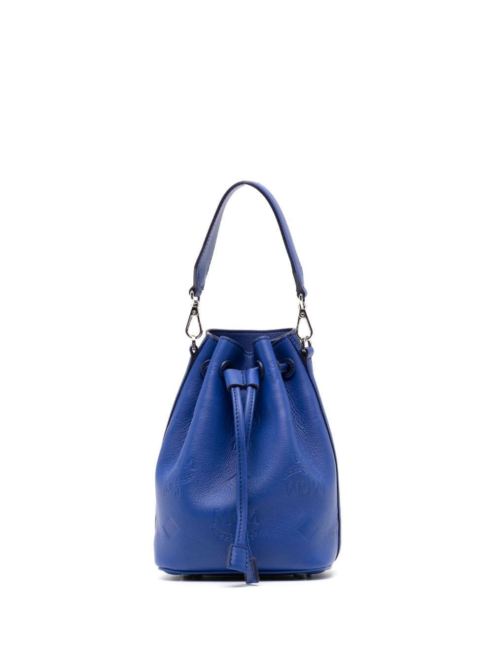 Mcm Women's Mini Dessau Leather Bucket Bag In Sodalite Blue
