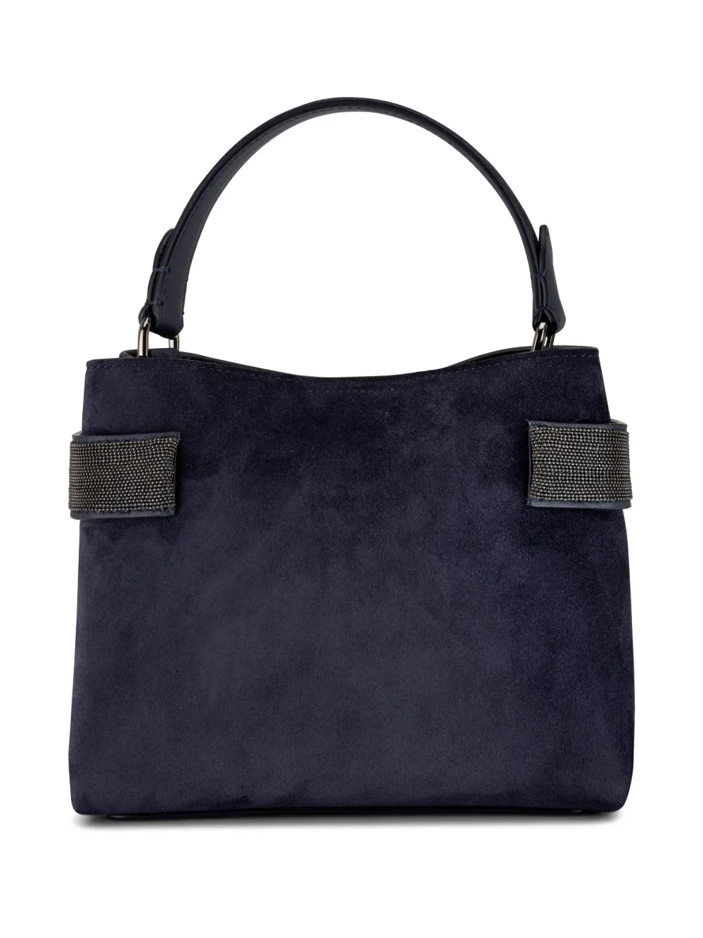 Brunello Cucinelli Shopper verfraaid met ketting - Blauw